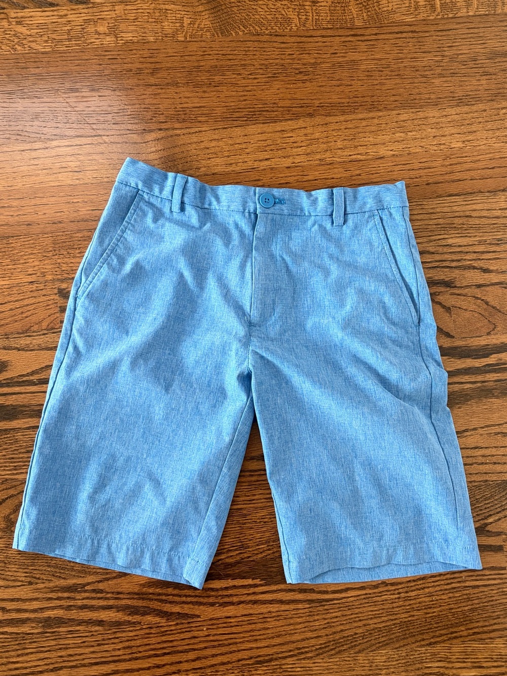 Vineyard Vines Blue Flat Front Boys' Performance Lightweight Shorts 9.5 inseam
